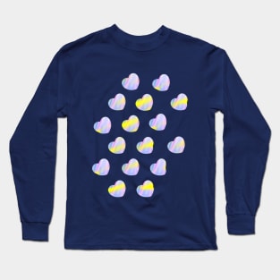 Self discovery - hearts pattern Long Sleeve T-Shirt